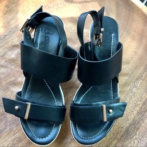 Black Platform Sandals